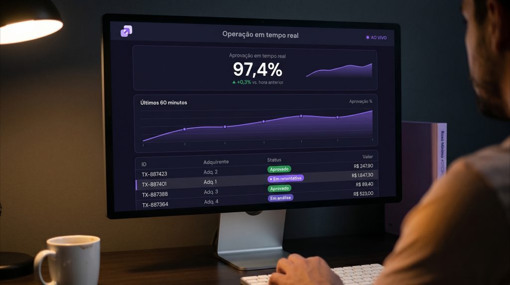 Fluxo de pagamento com inteligência artificial: checkout, scoring em tempo real e aprovação na Appmax